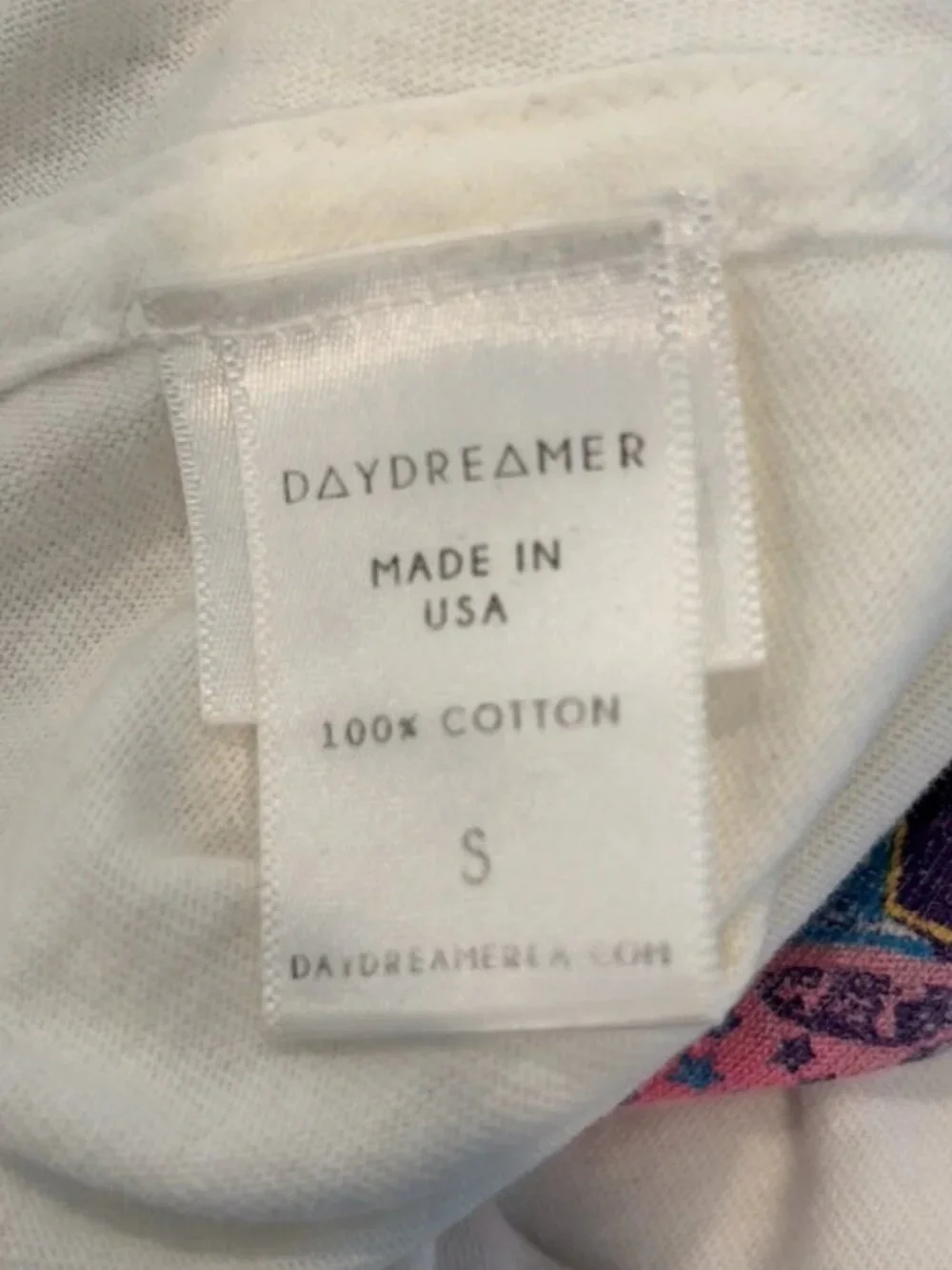 Free People X Daydreamer Led Zeppelin Electric Magic Weekend Tee Sz S White - Picture 11 of 12